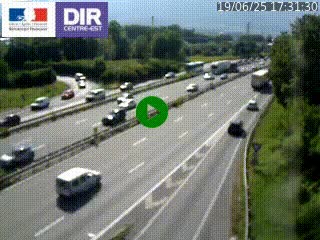 <h2>Caméra routière à hauteur de la sortie 15 Chambéry-centre au PK 4,103 en direction d'Albertville</h2>