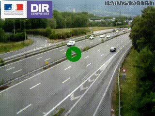 <h2>Caméra routière à hauteur de la sortie 15 Chambéry-centre au PK 4,103 en direction d'Albertville</h2>