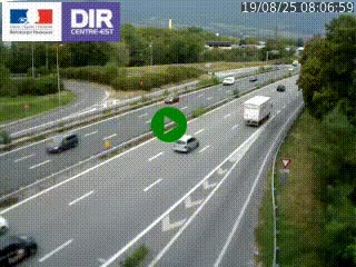 <h2>Caméra routière à hauteur de la sortie 15 Chambéry-centre au PK 4,103 en direction d'Albertville</h2>