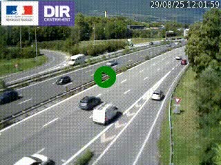<h2>Caméra routière à hauteur de la sortie 15 Chambéry-centre au PK 4,103 en direction d'Albertville</h2>