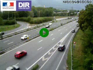 <h2>Caméra routière à hauteur de la sortie 15 Chambéry-centre au PK 4,103 en direction d'Albertville</h2>
