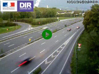 <h2>Caméra routière à hauteur de la sortie 15 Chambéry-centre au PK 4,103 en direction d'Albertville</h2>