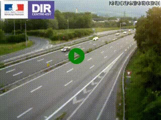<h2>Caméra routière à hauteur de la sortie 15 Chambéry-centre au PK 4,103 en direction d'Albertville</h2>