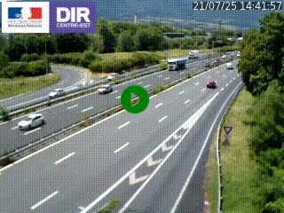 <h2>Caméra routière à hauteur de la sortie 15 Chambéry-centre au PK 4,103 en direction d'Albertville</h2>