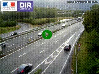 <h2>Caméra routière à hauteur de la sortie 15 Chambéry-centre au PK 4,103 en direction d'Albertville</h2>