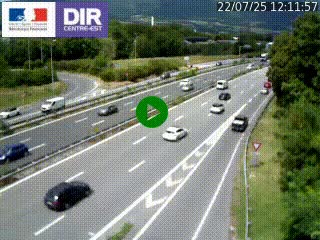 <h2>Caméra routière à hauteur de la sortie 15 Chambéry-centre au PK 4,103 en direction d'Albertville</h2>