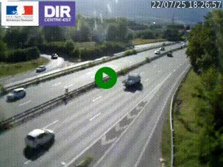<h2>Caméra routière à hauteur de la sortie 15 Chambéry-centre au PK 4,103 en direction d'Albertville</h2>