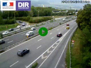 <h2>Caméra routière à hauteur de la sortie 15 Chambéry-centre au PK 4,103 en direction d'Albertville</h2>