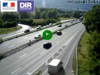 <h2>Caméra routière à hauteur de la sortie 15 Chambéry-centre au PK 4,103 en direction d'Albertville</h2>