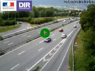 <h2>Caméra routière à hauteur de la sortie 15 Chambéry-centre au PK 4,103 en direction d'Albertville</h2>