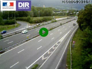 <h2>Caméra routière à hauteur de la sortie 15 Chambéry-centre au PK 4,103 en direction d'Albertville</h2>
