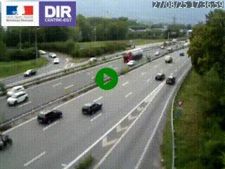 Caméra routière à hauteur de la sortie 15 Chambéry-centre au PK 4,103 en direction d'Albertville