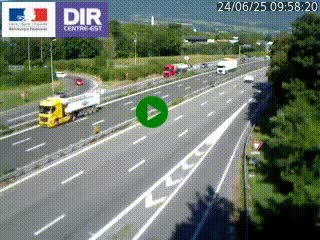 <h2>Caméra routière à hauteur de la sortie 15 Chambéry-centre au PK 4,103 en direction d'Albertville</h2>