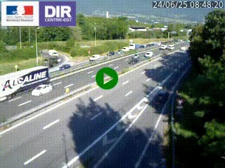 <h2>Caméra routière à hauteur de la sortie 15 Chambéry-centre au PK 4,103 en direction d'Albertville</h2>
