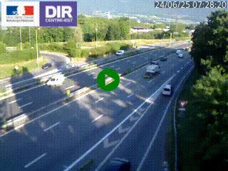 <h2>Caméra routière à hauteur de la sortie 15 Chambéry-centre au PK 4,103 en direction d'Albertville</h2>