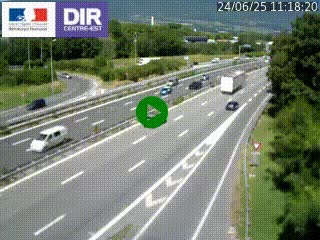 <h2>Caméra routière à hauteur de la sortie 15 Chambéry-centre au PK 4,103 en direction d'Albertville</h2>