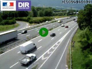 <h2>Caméra routière à hauteur de la sortie 15 Chambéry-centre au PK 4,103 en direction d'Albertville</h2>