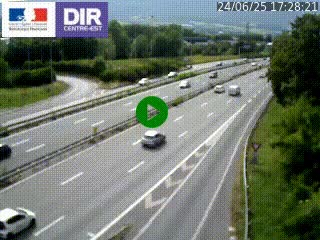 <h2>Caméra routière à hauteur de la sortie 15 Chambéry-centre au PK 4,103 en direction d'Albertville</h2>