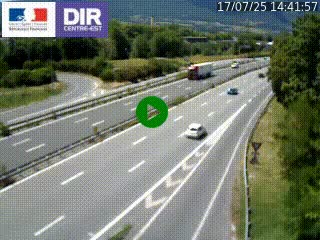 <h2>Caméra routière à hauteur de la sortie 15 Chambéry-centre au PK 4,103 en direction d'Albertville</h2>