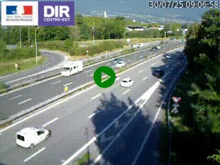 <h2>Caméra routière à hauteur de la sortie 15 Chambéry-centre au PK 4,103 en direction d'Albertville</h2>
