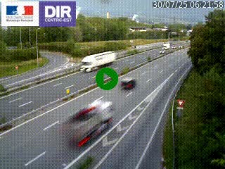 <h2>Caméra routière à hauteur de la sortie 15 Chambéry-centre au PK 4,103 en direction d'Albertville</h2>