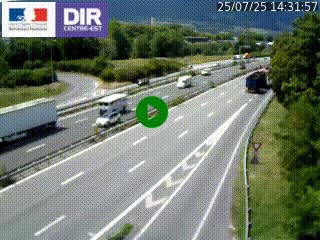 <h2>Caméra routière à hauteur de la sortie 15 Chambéry-centre au PK 4,103 en direction d'Albertville</h2>