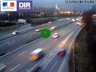 <h2>Caméra routière à hauteur de la sortie 15 Chambéry-centre au PK 4,103 en direction d'Albertville</h2>