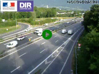 <h2>Caméra routière à hauteur de la sortie 15 Chambéry-centre au PK 4,103 en direction d'Albertville</h2>