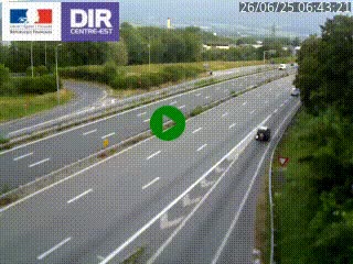 <h2>Caméra routière à hauteur de la sortie 15 Chambéry-centre au PK 4,103 en direction d'Albertville</h2>