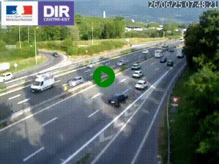 <h2>Caméra routière à hauteur de la sortie 15 Chambéry-centre au PK 4,103 en direction d'Albertville</h2>