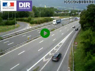 <h2>Caméra routière à hauteur de la sortie 15 Chambéry-centre au PK 4,103 en direction d'Albertville</h2>