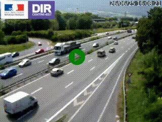 <h2>Caméra routière à hauteur de la sortie 15 Chambéry-centre au PK 4,103 en direction d'Albertville</h2>