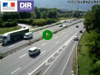 <h2>Caméra routière à hauteur de la sortie 15 Chambéry-centre au PK 4,103 en direction d'Albertville</h2>