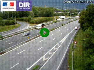 <h2>Caméra routière à hauteur de la sortie 15 Chambéry-centre au PK 4,103 en direction d'Albertville</h2>
