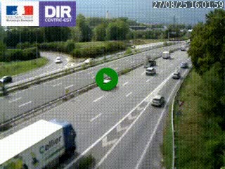 <h2>Caméra routière à hauteur de la sortie 15 Chambéry-centre au PK 4,103 en direction d'Albertville</h2>