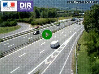 <h2>Caméra routière à hauteur de la sortie 15 Chambéry-centre au PK 4,103 en direction d'Albertville</h2>