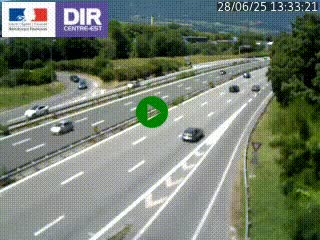 <h2>Caméra routière à hauteur de la sortie 15 Chambéry-centre au PK 4,103 en direction d'Albertville</h2>
