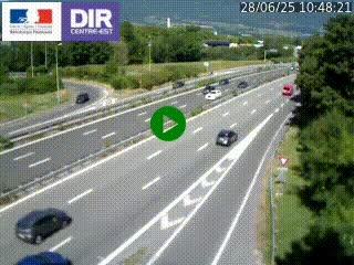 <h2>Caméra routière à hauteur de la sortie 15 Chambéry-centre au PK 4,103 en direction d'Albertville</h2>