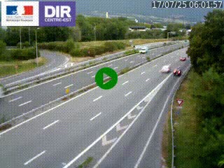 <h2>Caméra routière à hauteur de la sortie 15 Chambéry-centre au PK 4,103 en direction d'Albertville</h2>