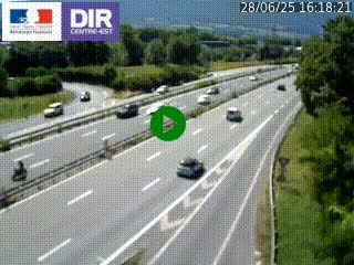 <h2>Caméra routière à hauteur de la sortie 15 Chambéry-centre au PK 4,103 en direction d'Albertville</h2>