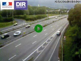 <h2>Caméra routière à hauteur de la sortie 15 Chambéry-centre au PK 4,103 en direction d'Albertville</h2>
