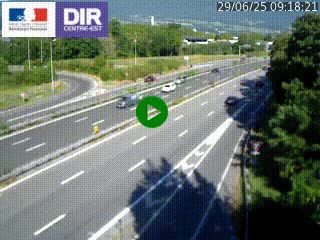 <h2>Caméra routière à hauteur de la sortie 15 Chambéry-centre au PK 4,103 en direction d'Albertville</h2>