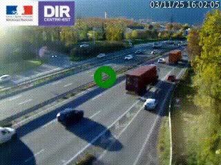 <h2>Caméra routière à hauteur de la sortie 15 Chambéry-centre au PK 4,103 en direction d'Albertville</h2>