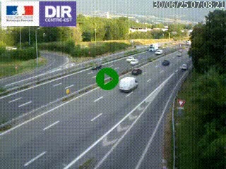 <h2>Caméra routière à hauteur de la sortie 15 Chambéry-centre au PK 4,103 en direction d'Albertville</h2>