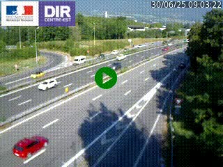 <h2>Caméra routière à hauteur de la sortie 15 Chambéry-centre au PK 4,103 en direction d'Albertville</h2>