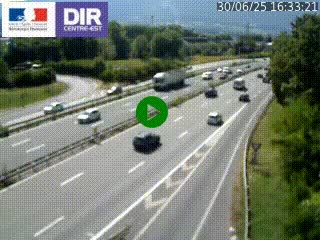 <h2>Caméra routière à hauteur de la sortie 15 Chambéry-centre au PK 4,103 en direction d'Albertville</h2>