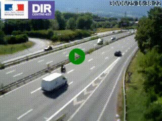 <h2>Caméra routière à hauteur de la sortie 15 Chambéry-centre au PK 4,103 en direction d'Albertville</h2>