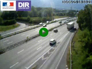 <h2>Caméra routière à hauteur de la sortie 15 Chambéry-centre au PK 4,103 en direction d'Albertville</h2>