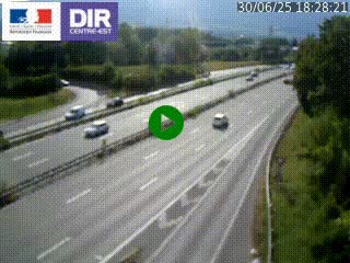 <h2>Caméra routière à hauteur de la sortie 15 Chambéry-centre au PK 4,103 en direction d'Albertville</h2>