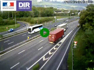 <h2>Caméra routière à hauteur de la sortie 15 Chambéry-centre au PK 4,103 en direction d'Albertville</h2>